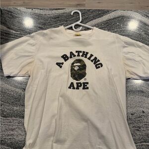 A Bathing Ape White Short Sleeve Tee